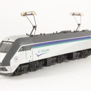 maquete de papel - papercraft - da locomotiva Eurotunnel Class 9