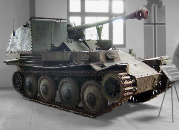 Maquete papel tanque Marder III