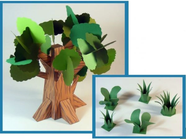 arvore para maquete