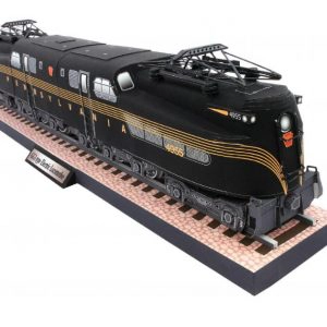 Maquete de papel papercraft da locomotiva elétrica GG1-type