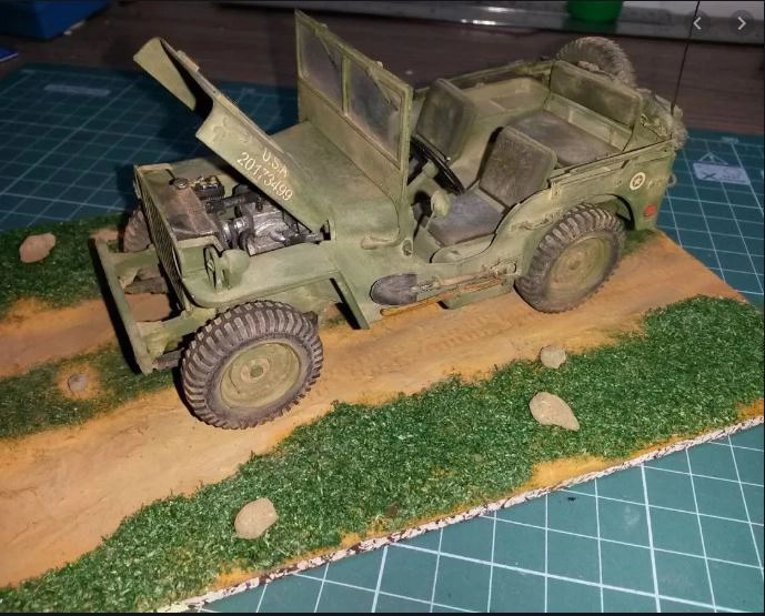 Papercraft / maquete de papel do Jeep Willys Overland