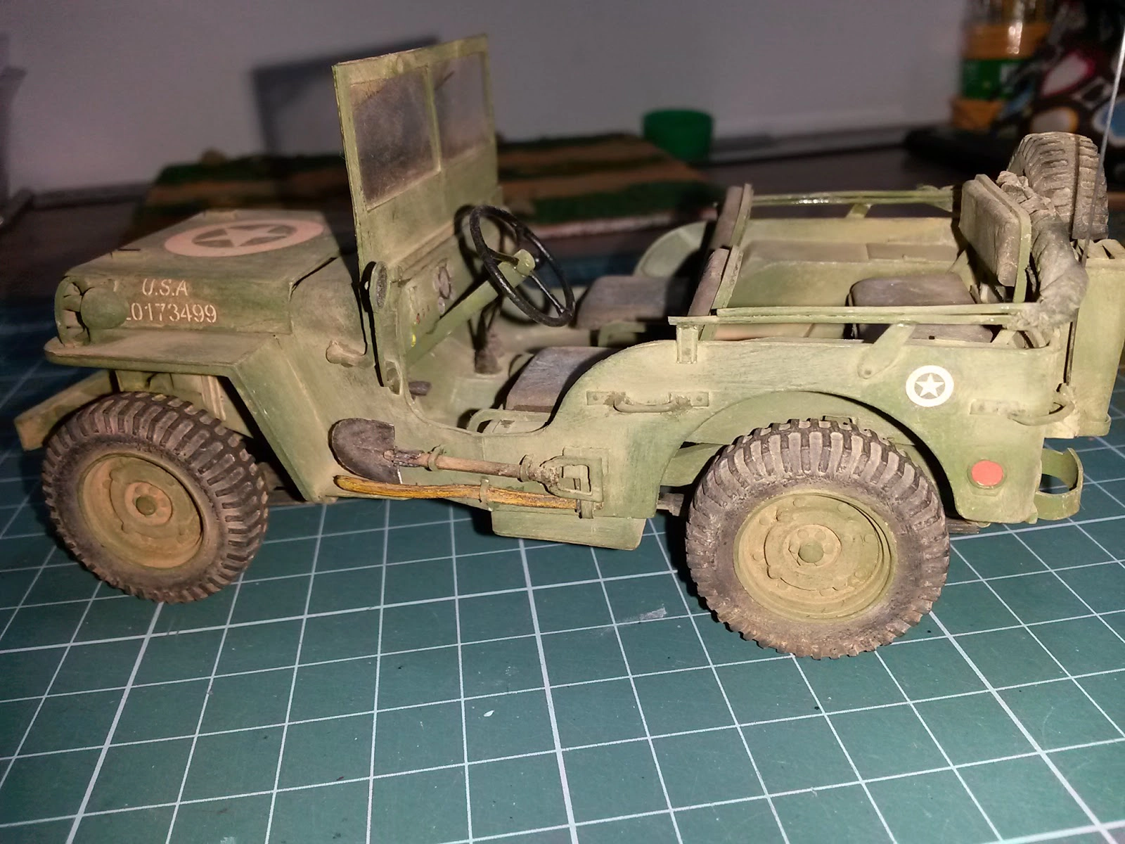 Papercraft / maquete de papel do Jeep Willys Overland