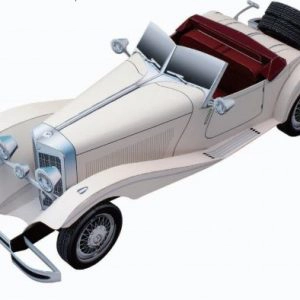 Maquete papel cidade do Mercedes-Benz 500k