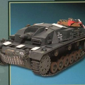 maquete de papel - papercraft - do tanque Stug III Ausf A