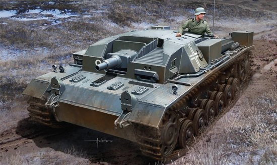 Papercraft do tanque de guerra Stug III Ausf A - Imagem 2