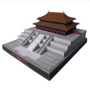 Papercraft / maquete de papel da Cidade Proibida, na China