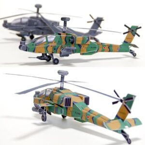 Papercraft / maquete de papel do helicóptero Apache AH64D