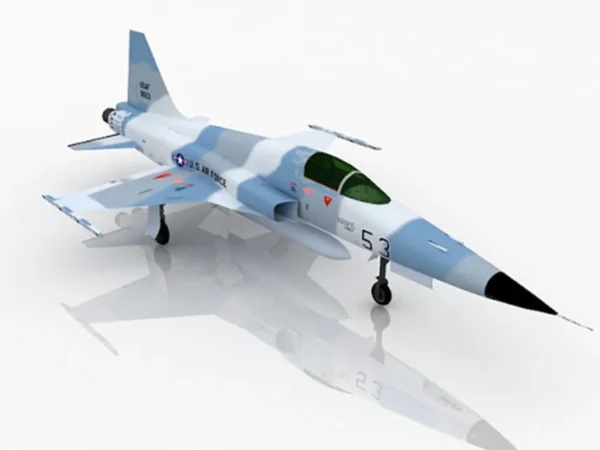 Papercraft / maquete de papel 3D do avião F-5E Northrop