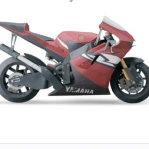 Papercraft / maquete de papel da moto Yamaha YZR M1