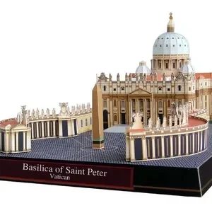 Papercraft / maquete de papel 3D da Basílica de São Pedro no Vaticano