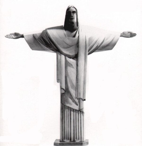 Papercraft / maquete de papel 3D do Cristo Redentor