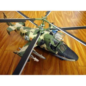 Papercraft / maquete de papel 3D do helicóptero Kamov Ka-50