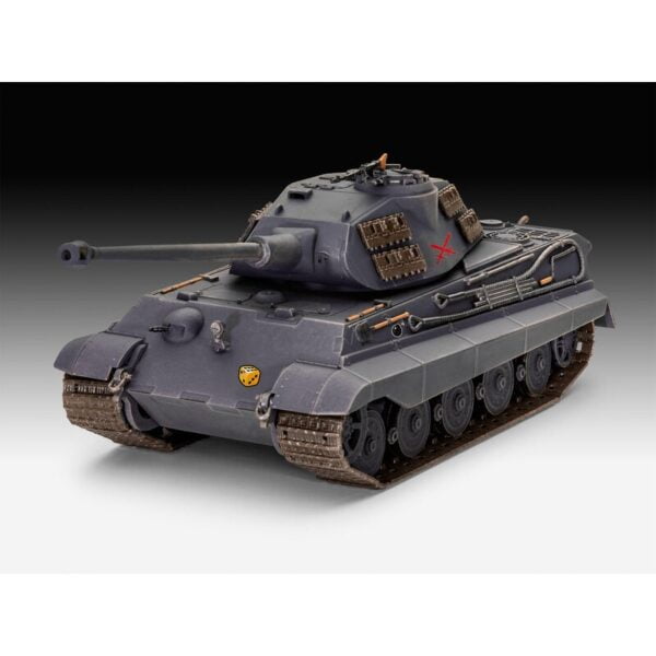 Papercraft / maquete de papel 3D do tanque Tiger II alemão