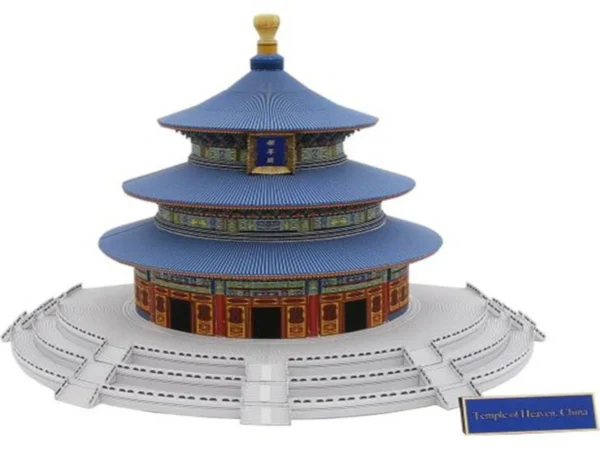 Papercraft / maquete de papel 3D do Templo do Céu, na China