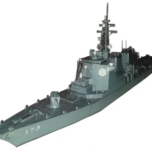 Papercraft / maquete de papel 3D do navio destroier japonês Kongo