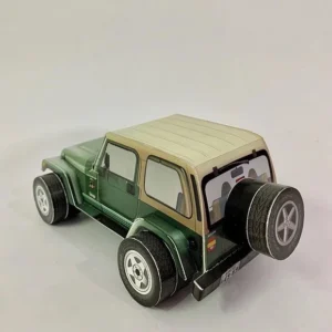 Papercraft / maquete de papel 3D do Jeep Wrangler