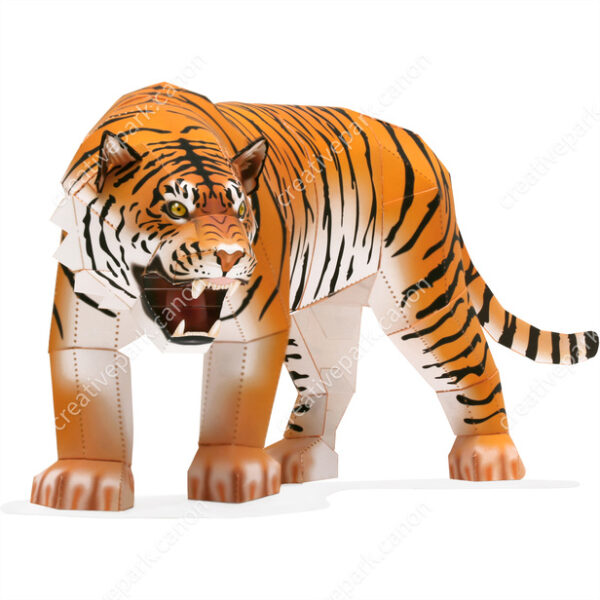 Papercraft / maquete de papel 3D do tigre