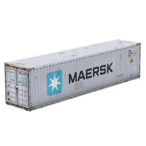 Papercraft / maquete de papel de um container Maersk