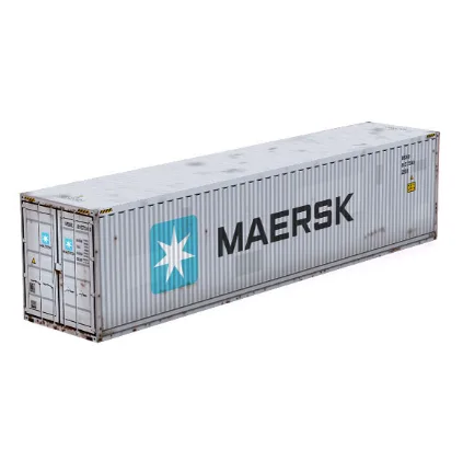 Papercraft / maquete de papel de um container Maersk