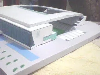 Papercraft / maquete de papel da Arena Corinthians