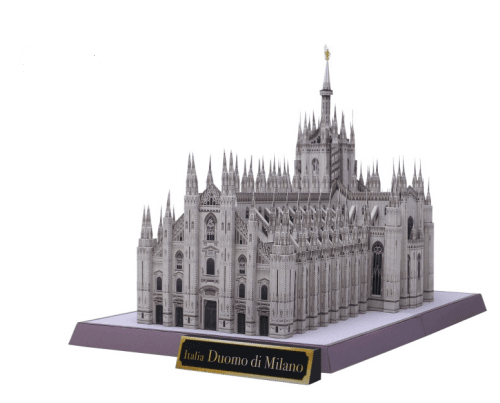 Papercraft / maquete de papel da Catedral de Milão