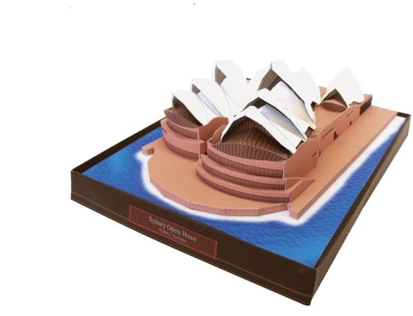 Papercraft / maquete de papel do Sidney Opera House (Austrália)